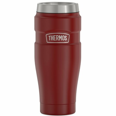 THERMOS 16-Ounce Stainless King Vacuum-Insulated Stainless Steel Travel Tumbler (Rustic Red) SK1005MR4